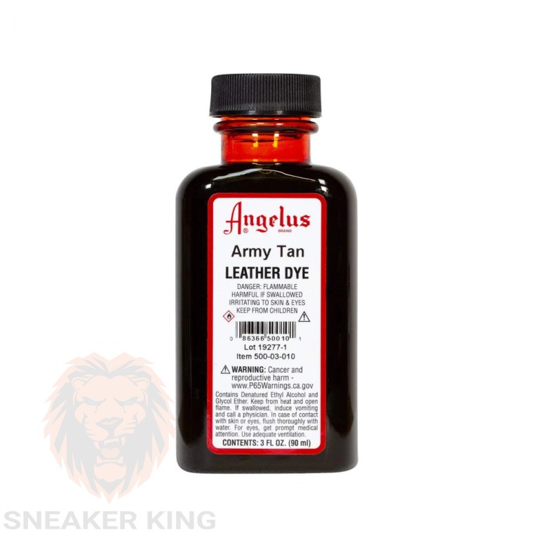 Барвник для шкіри Angelus leather dye Army tan (армійський жовто-коричневий) made in USA